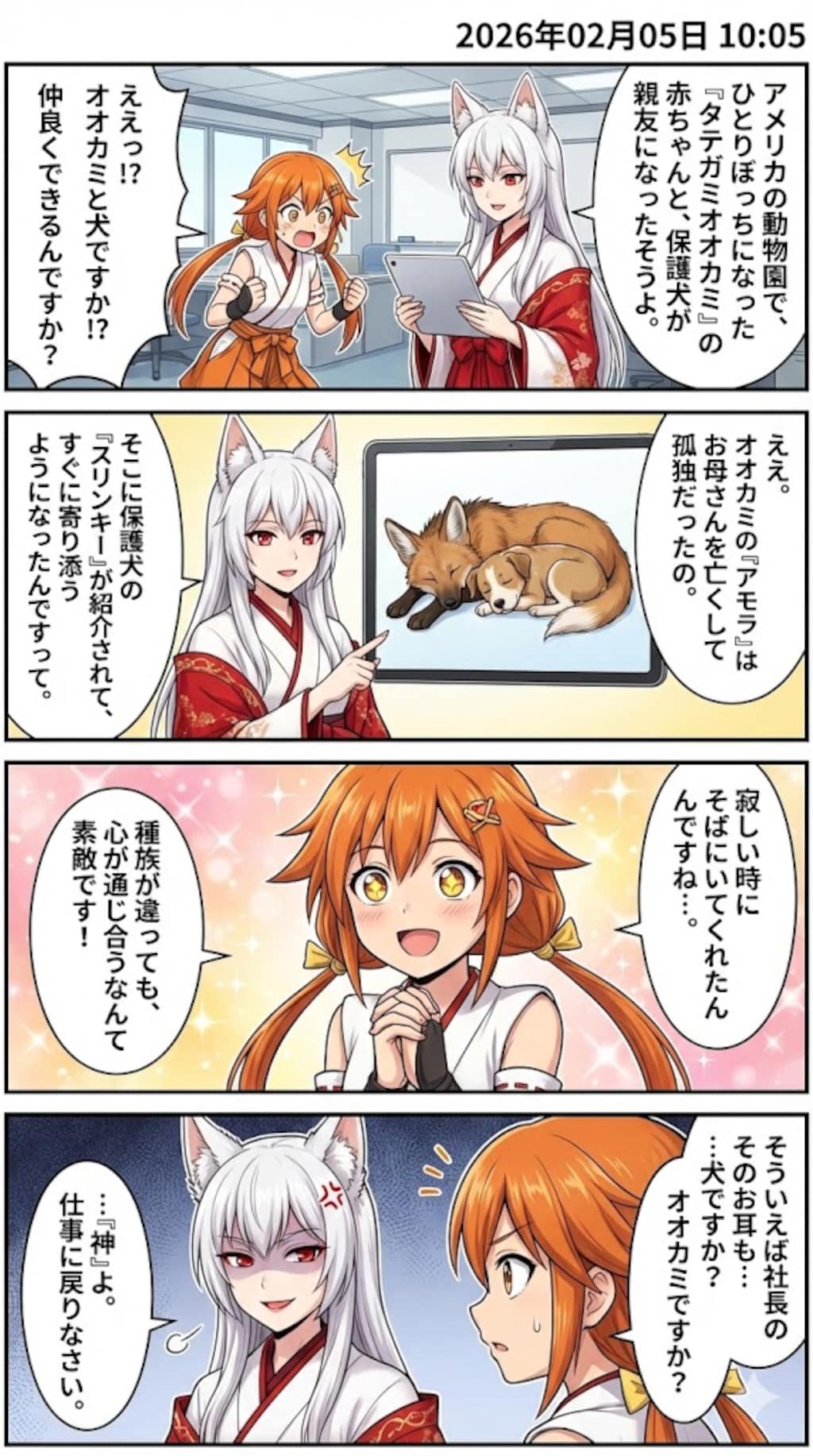 毎日漫画10時　ほっこりニュース