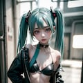 初音ミクです。009_ゴシックパンク 2枚目