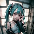 初音ミクです。009_ゴシックパンク 4枚目