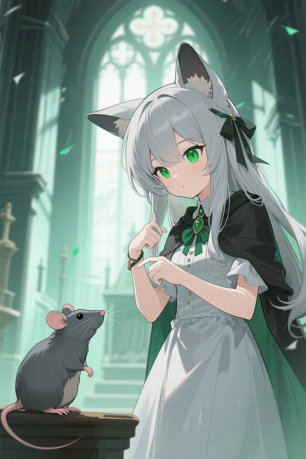 ステラちゃんとネズミ