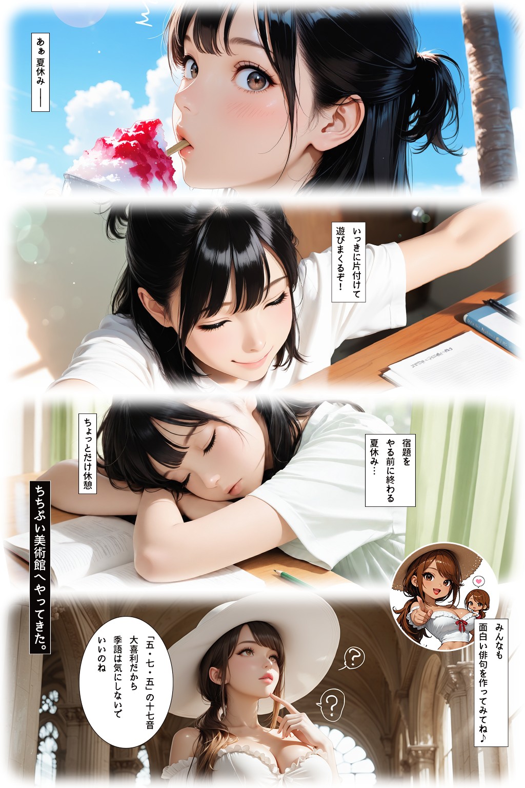 Chi-Chi-Pui Art Museum（ちちぷい美術館へやってきた。【「夏休み」をテーマにして…」俳句（川柳）篇】
