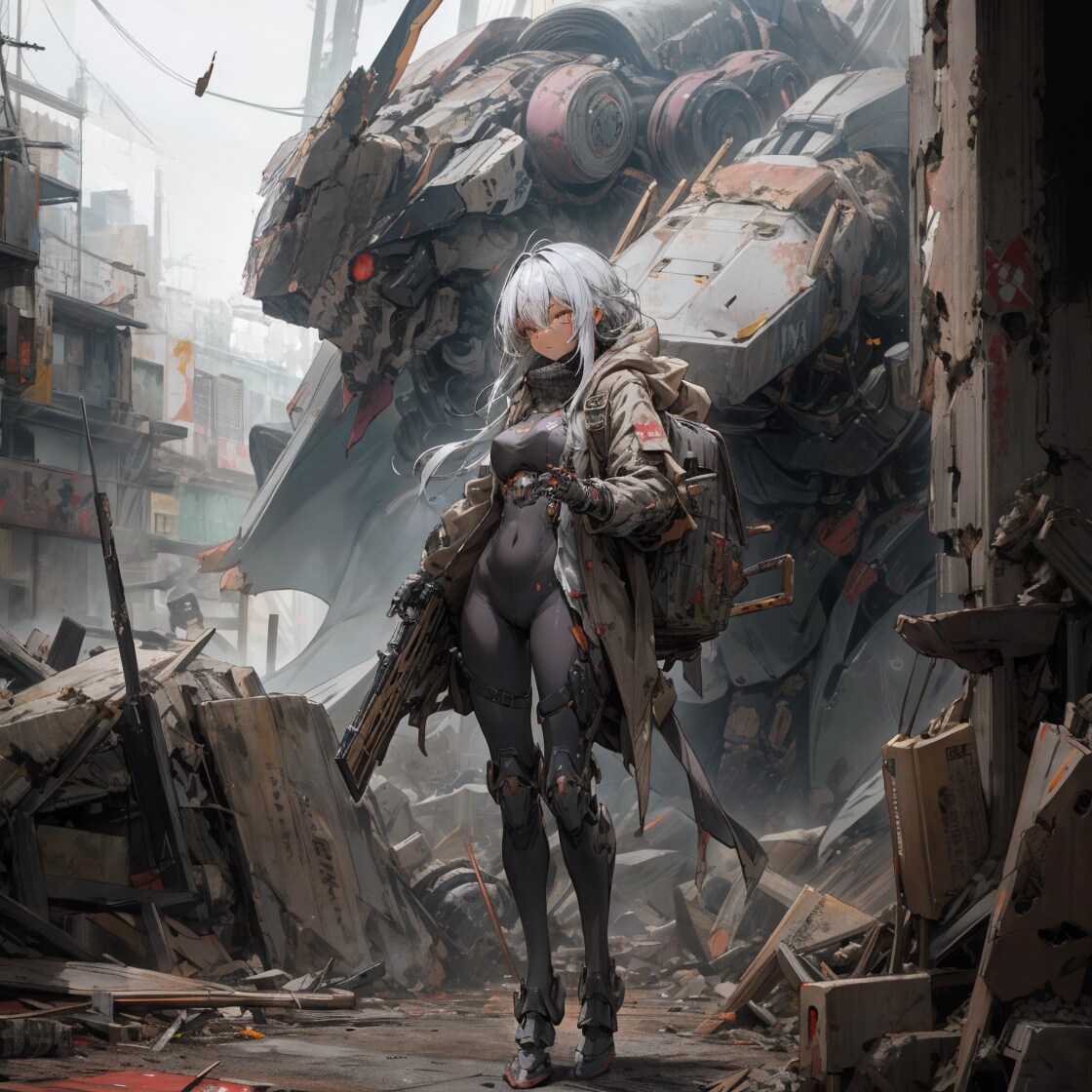 Girl and Robot287 | の人気AIイラスト・グラビア