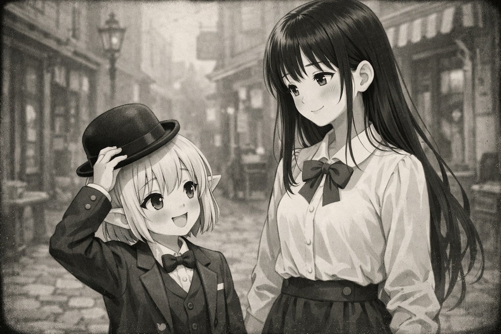 映画館デート（チャップリンデー　01）