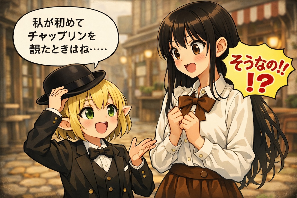映画館デート（チャップリンデー　01）