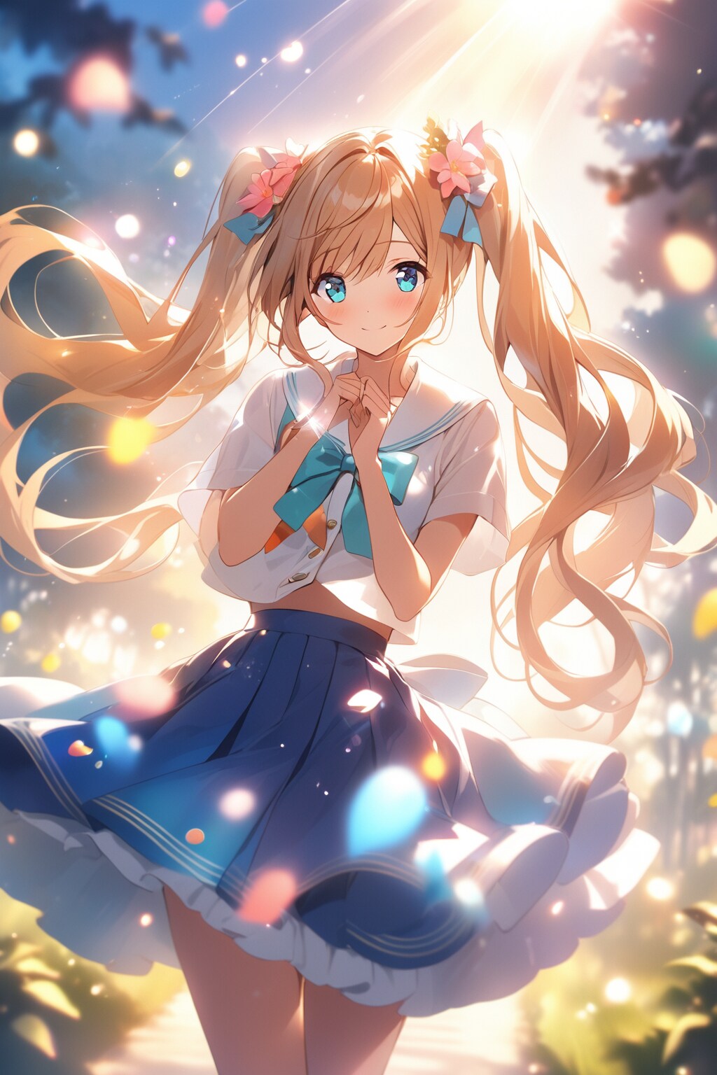 初音ミク イメージから生まれた、もうひとつの光景。その存在感は、光のように | の人気AIイラスト・グラビア