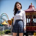 ●●ランドで遊ぶ女子高生 3枚目