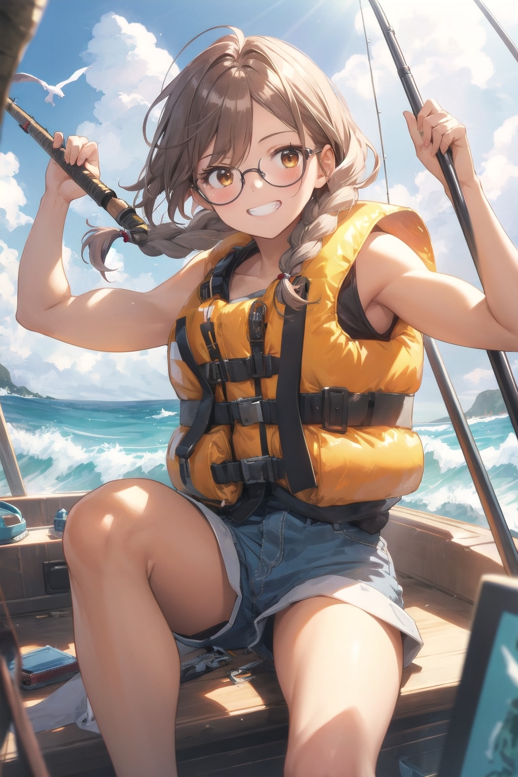 さきちゃん釣り人になる