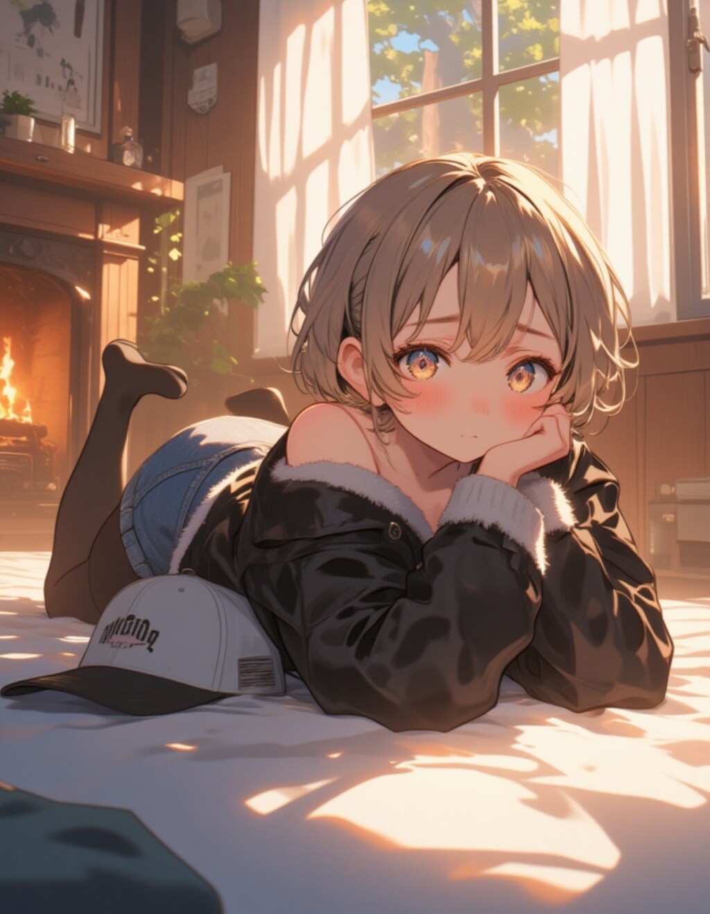 肩落としのジャケットと、春のまどろみ