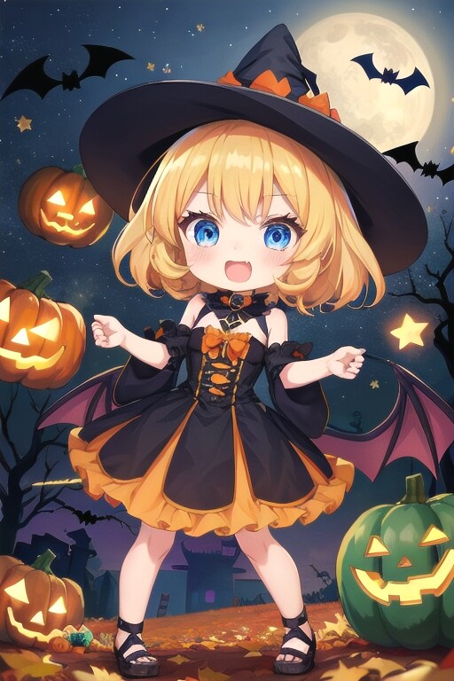V4Bハロウィン | の人気AIイラスト・グラビア