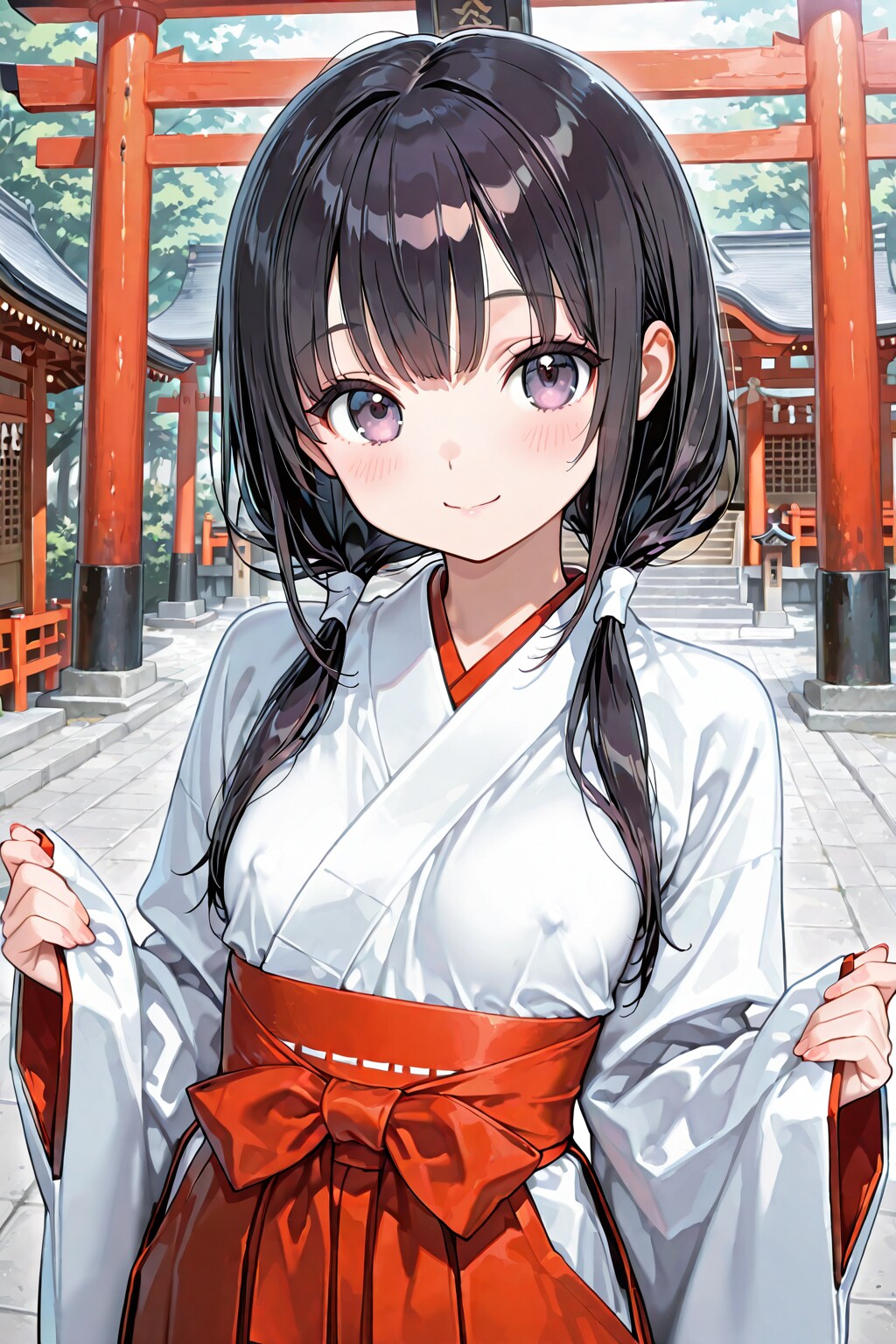 巫女(ECHIDNA)(12) | の人気AIイラスト・グラビア