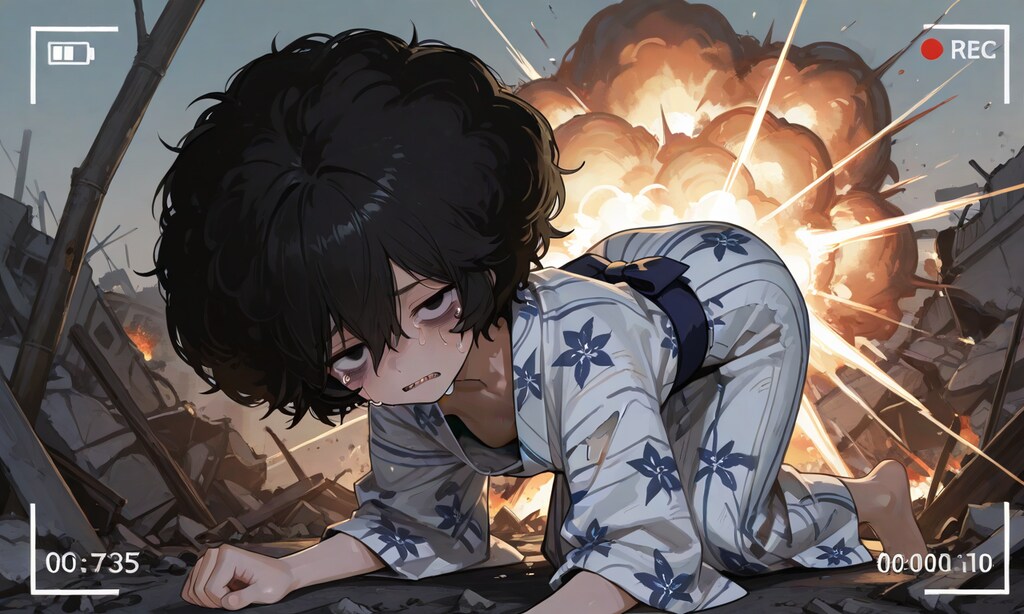 兄ちゃん、撮影してないで助けてくれよぅ…😭
