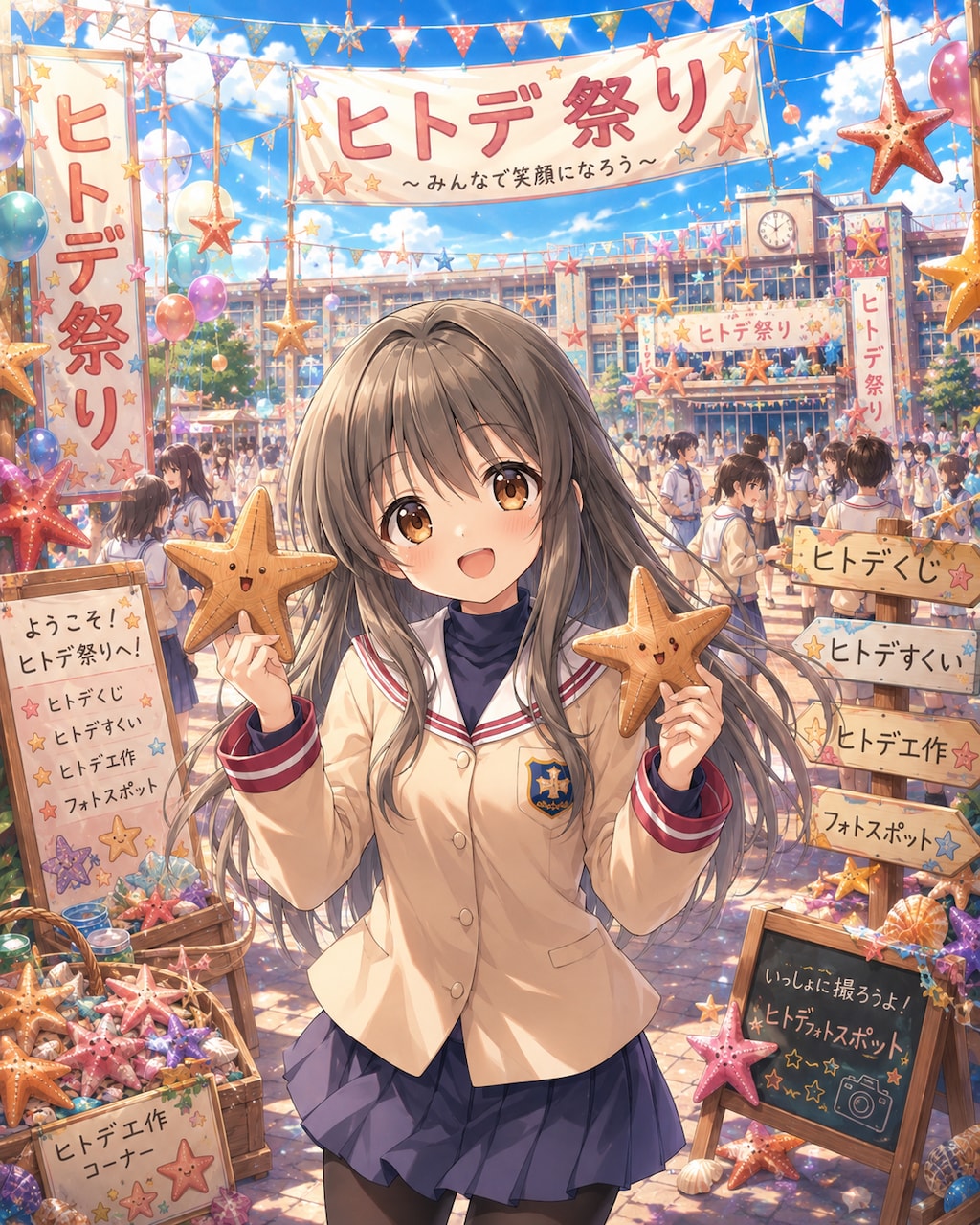ヒトデ祭りの学園祭