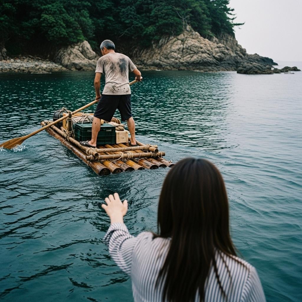 畑仕事の合間にこっそり筏づくり。しかし…【無人島サバイバル】