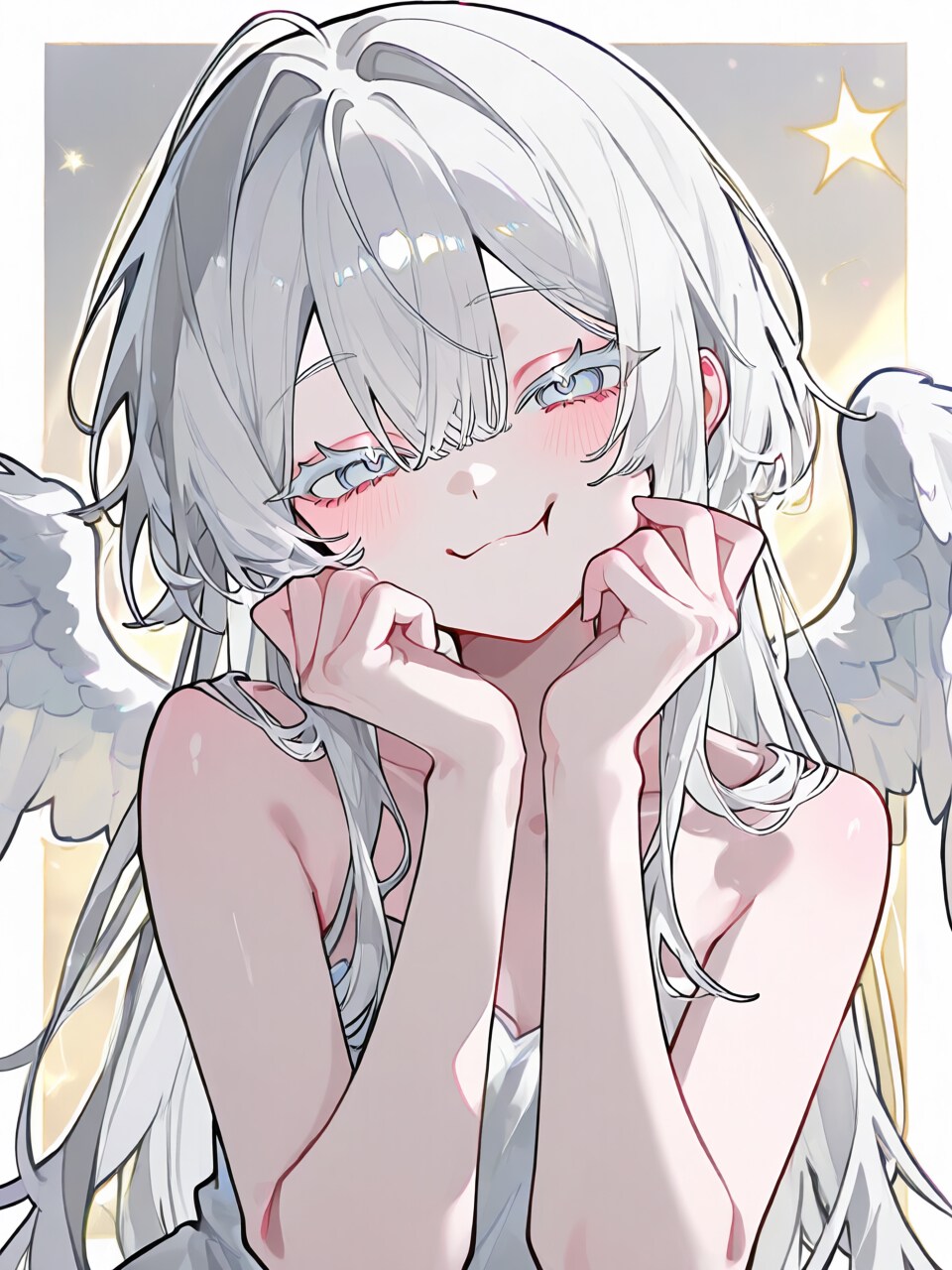 じーっ