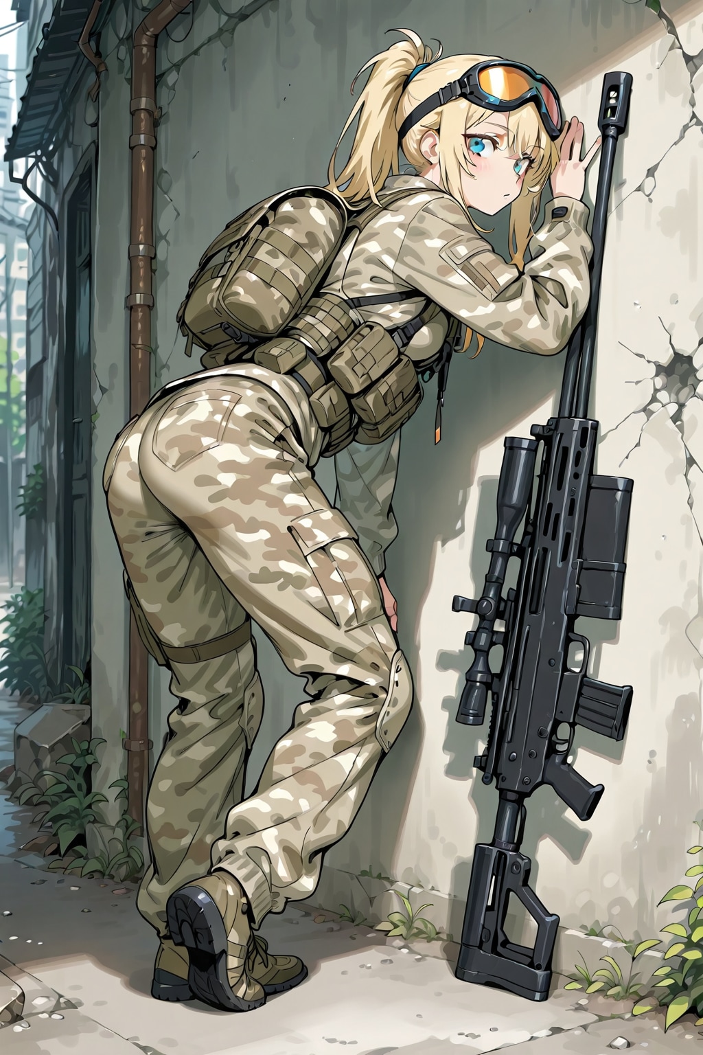 女兵士(対戦車ライフル)