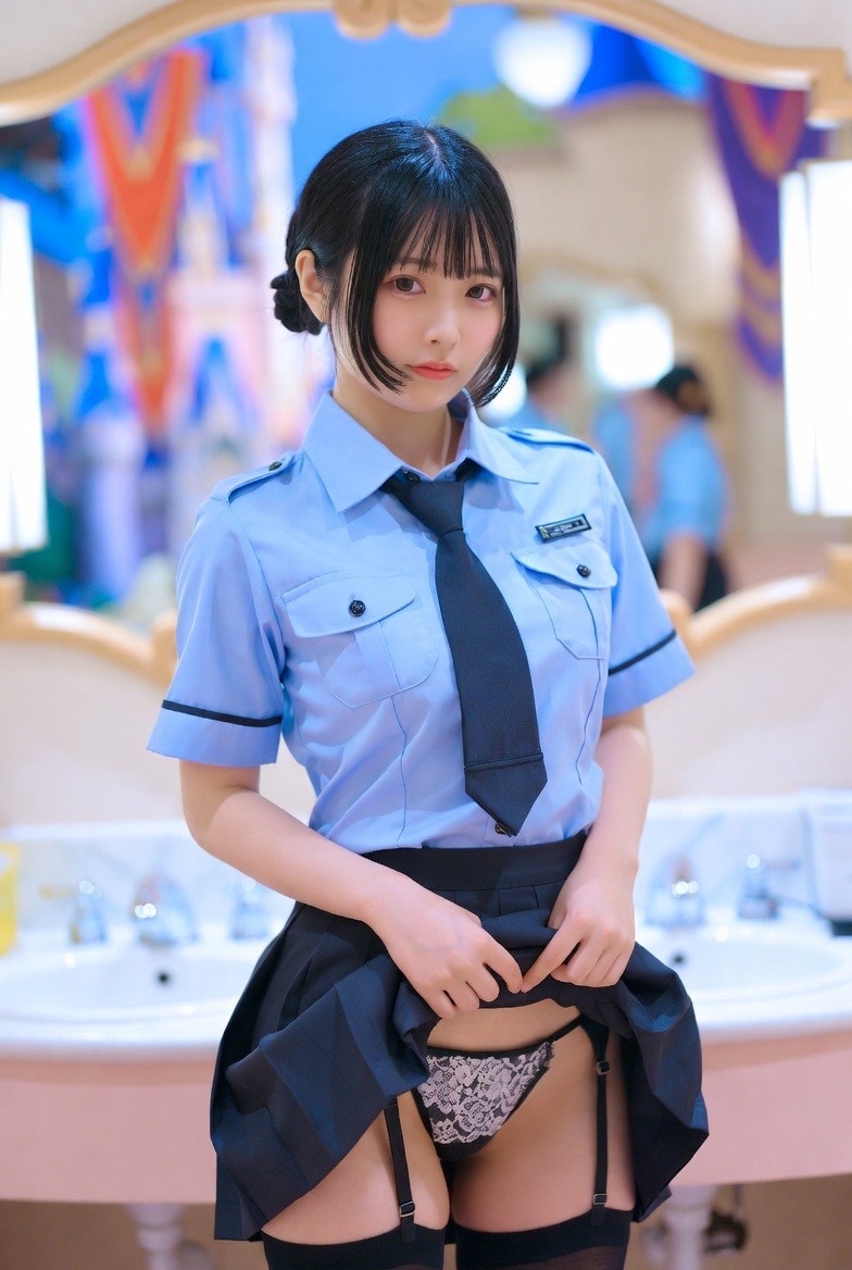 キャストのお姉さん、ガーターベルト