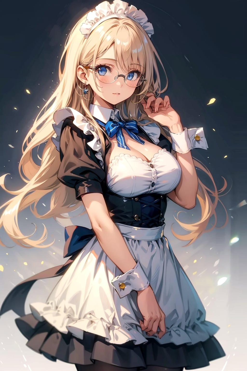 メガネ美少女メイド