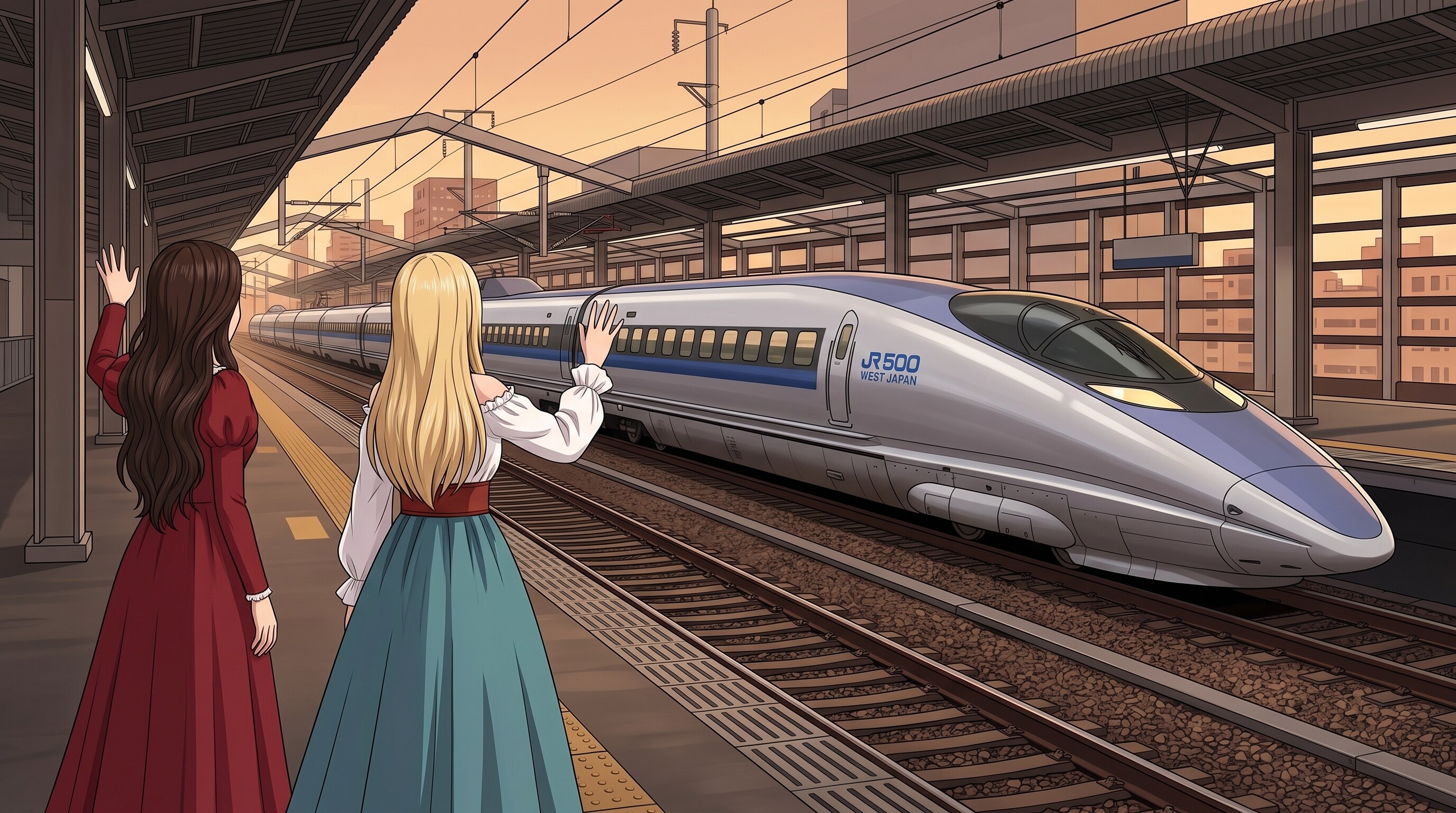 新幹線５００系電車 | の人気AIイラスト・グラビア