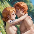 少女ナミさんとの草原セックス 8枚目