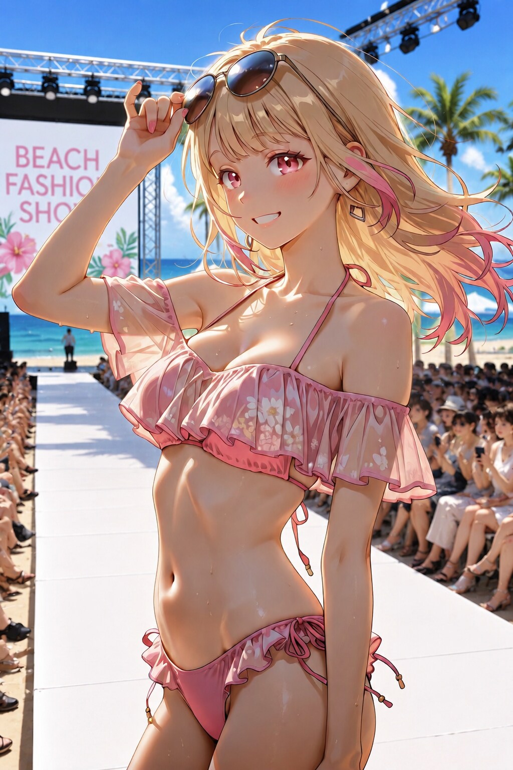 ファッションショーに参加した愛桜ちゃん(≧▽≦)