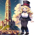 オリジナル創作・羞恥クラフトのアマンちゃんを助けてくれる謎のサポーター令嬢「テトラ」 2枚目