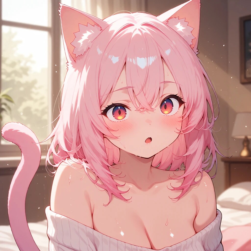 ポートレート　猫耳さん　(Krea2)