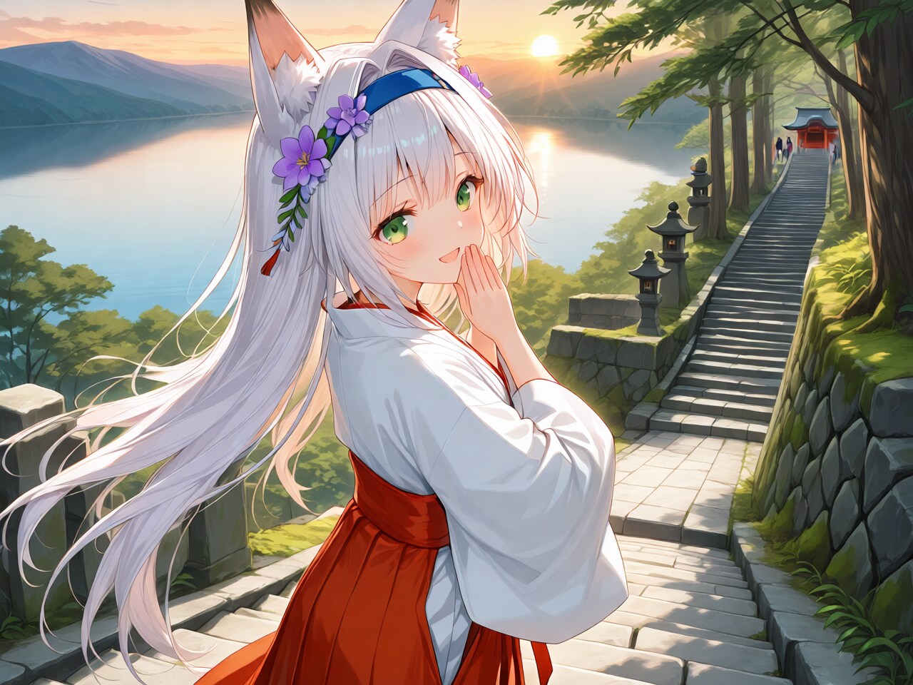 狐白 | の人気AIイラスト・グラビア