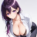 紫髪ちゃん 3枚目