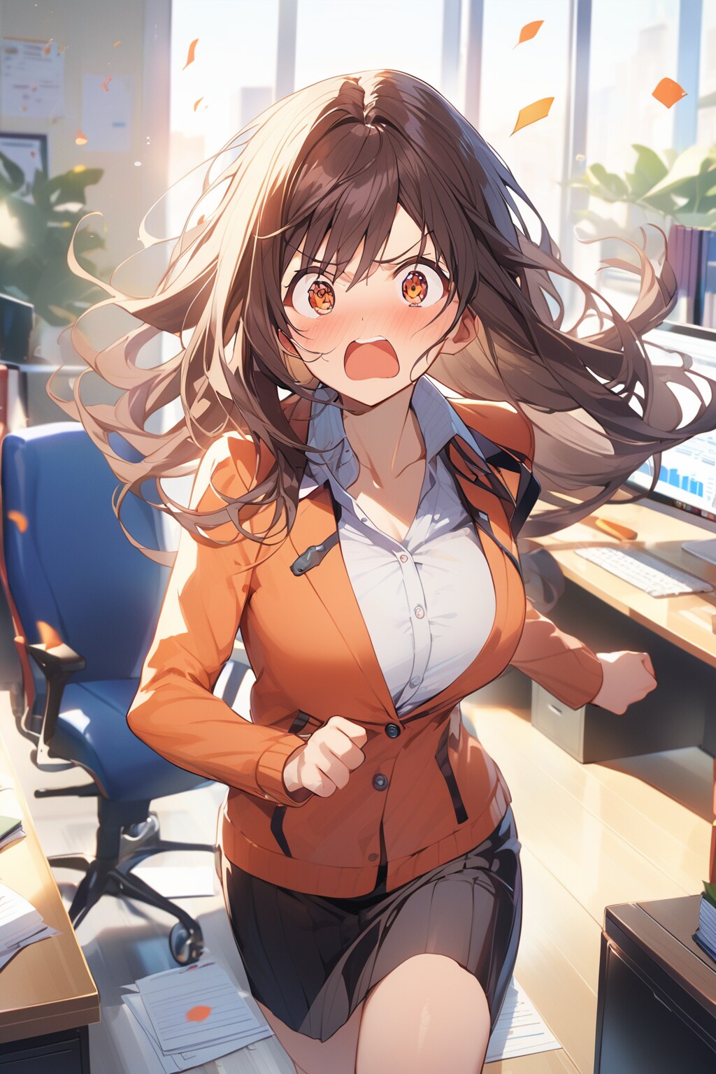 焦る新人ちゃん