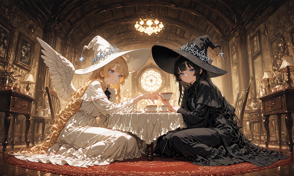 二人でお茶会