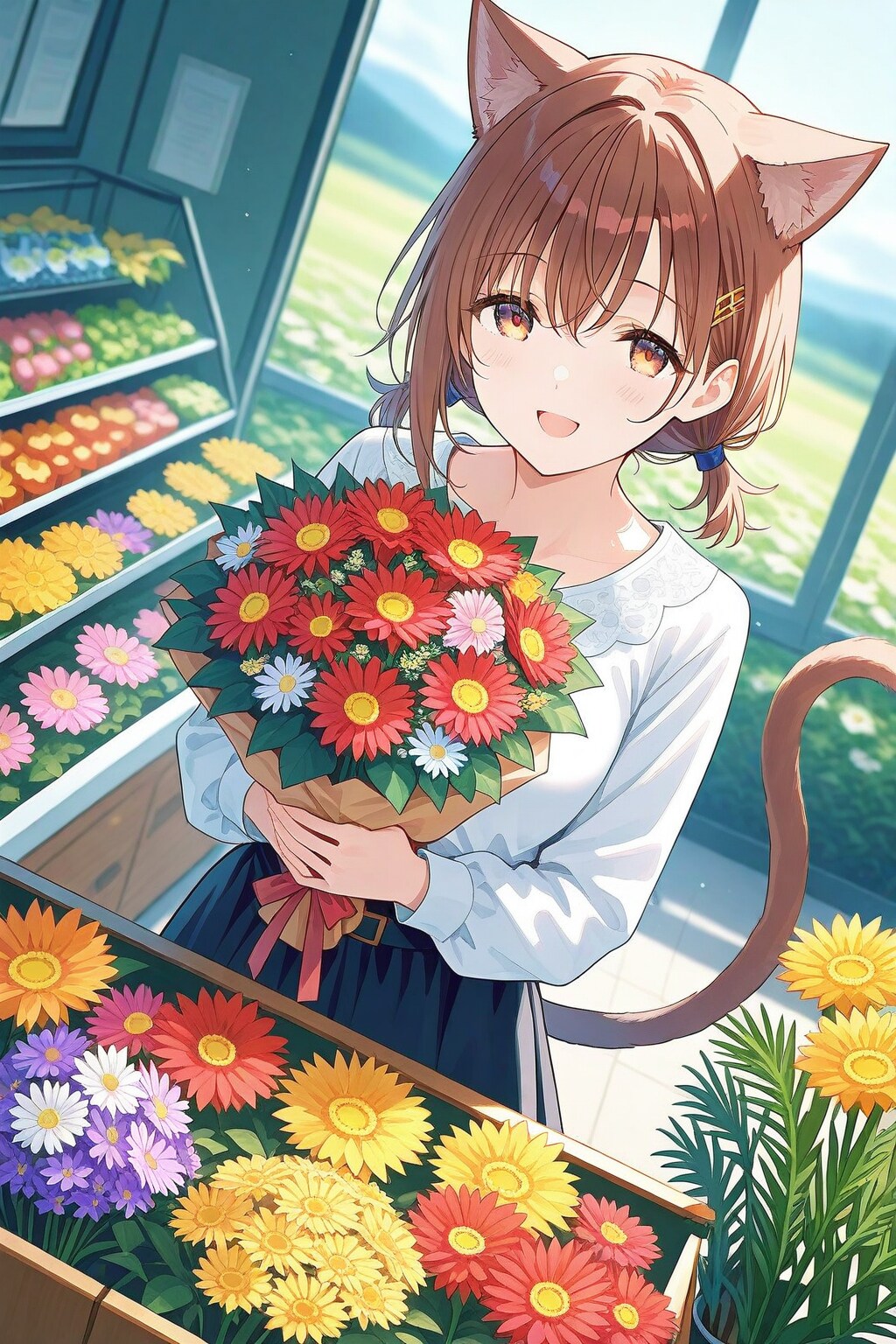 花を贈る | の人気AIイラスト・グラビア