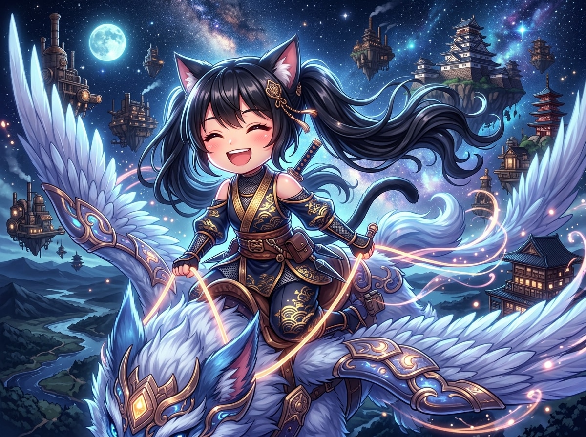 黒ツイにゃん