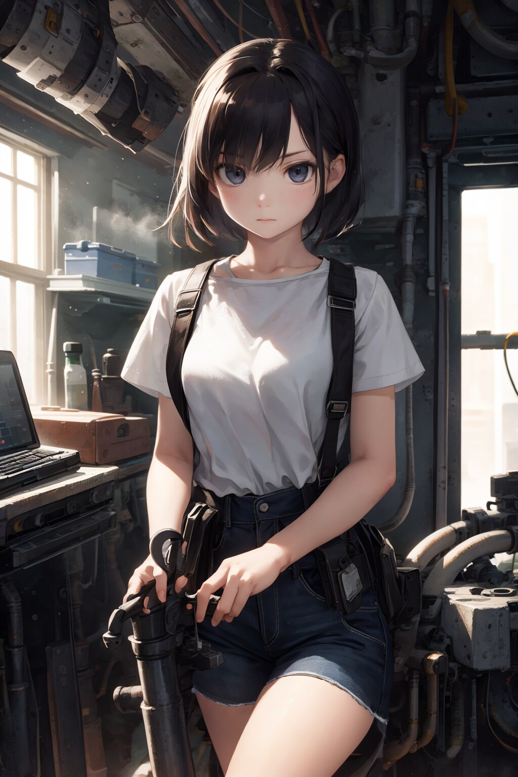 機械室の少女