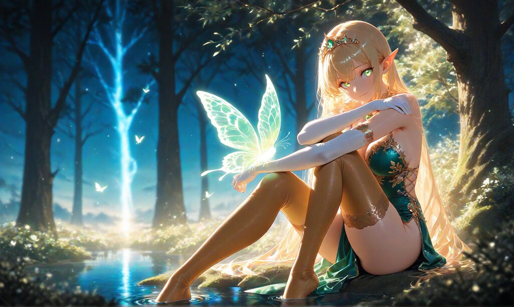 初投稿！（エルフの女王と聖域）