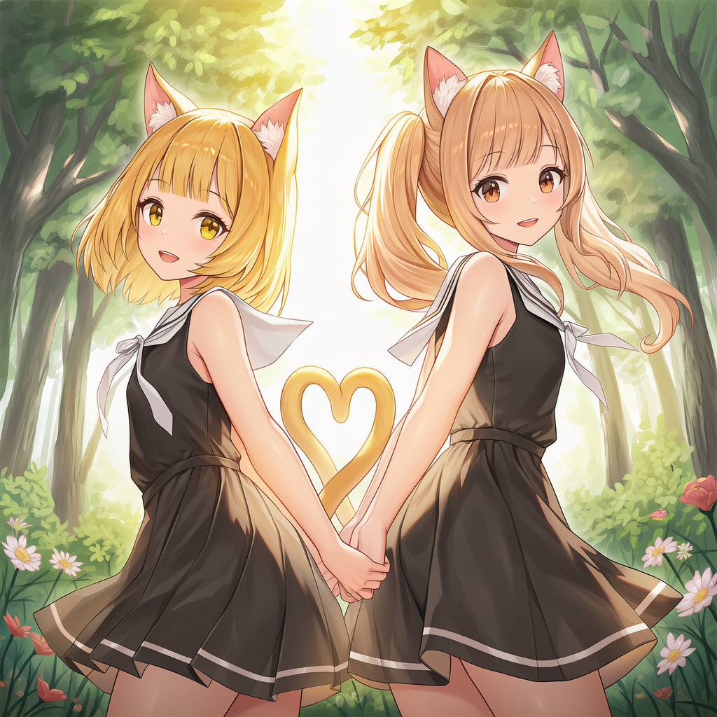 尻尾ハートチャレンジ（NAI）