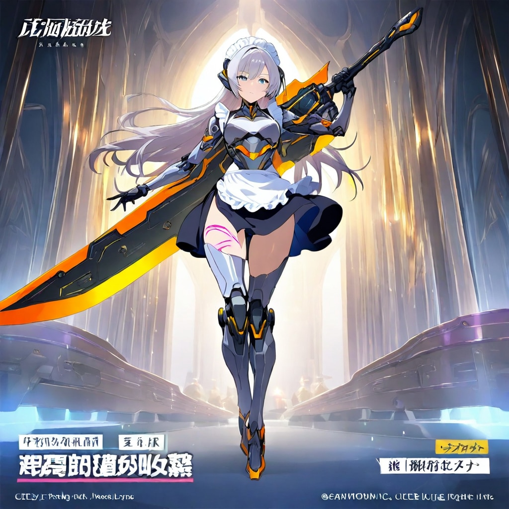 メイド+大型武器