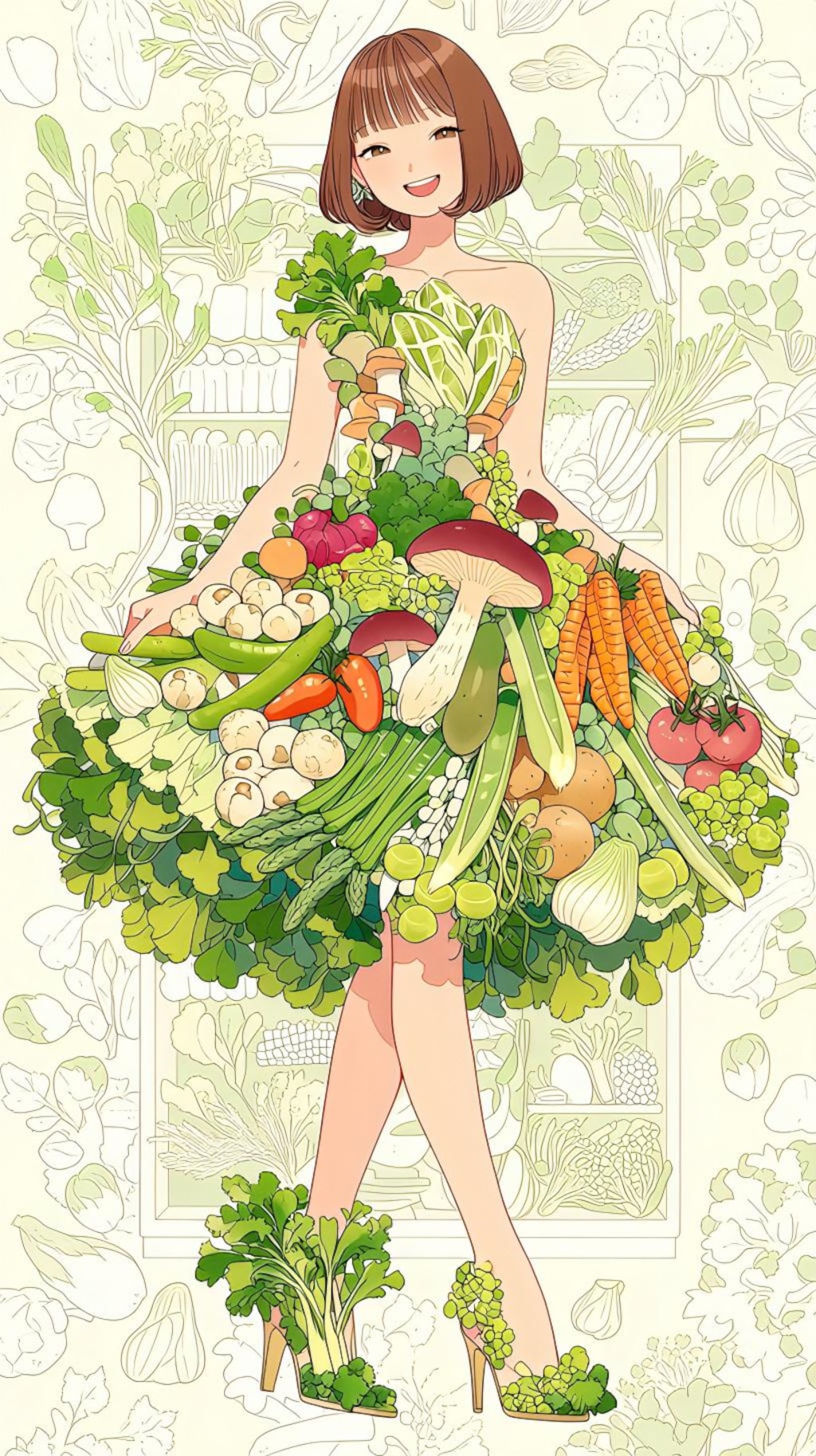 Vegetable dress