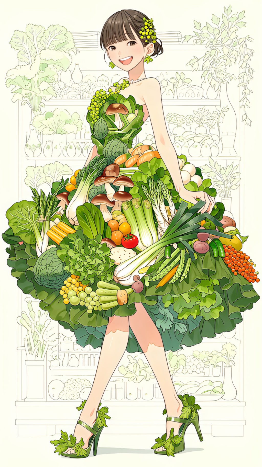 Vegetable dress