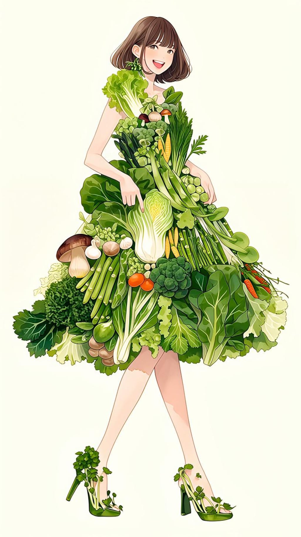 Vegetable dress