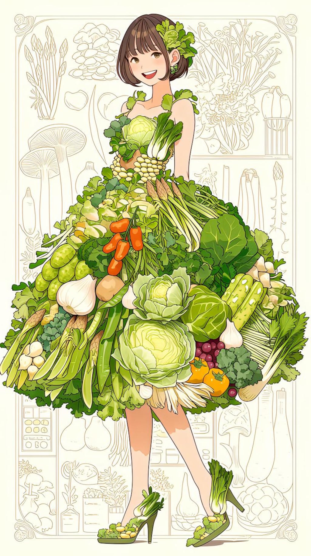 Vegetable dress