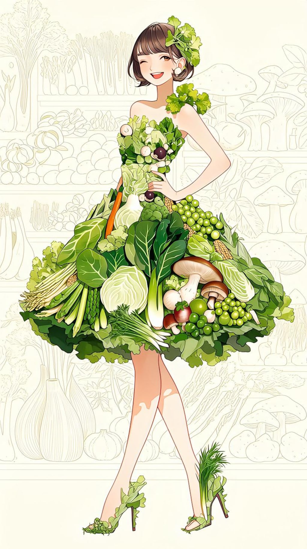 Vegetable dress