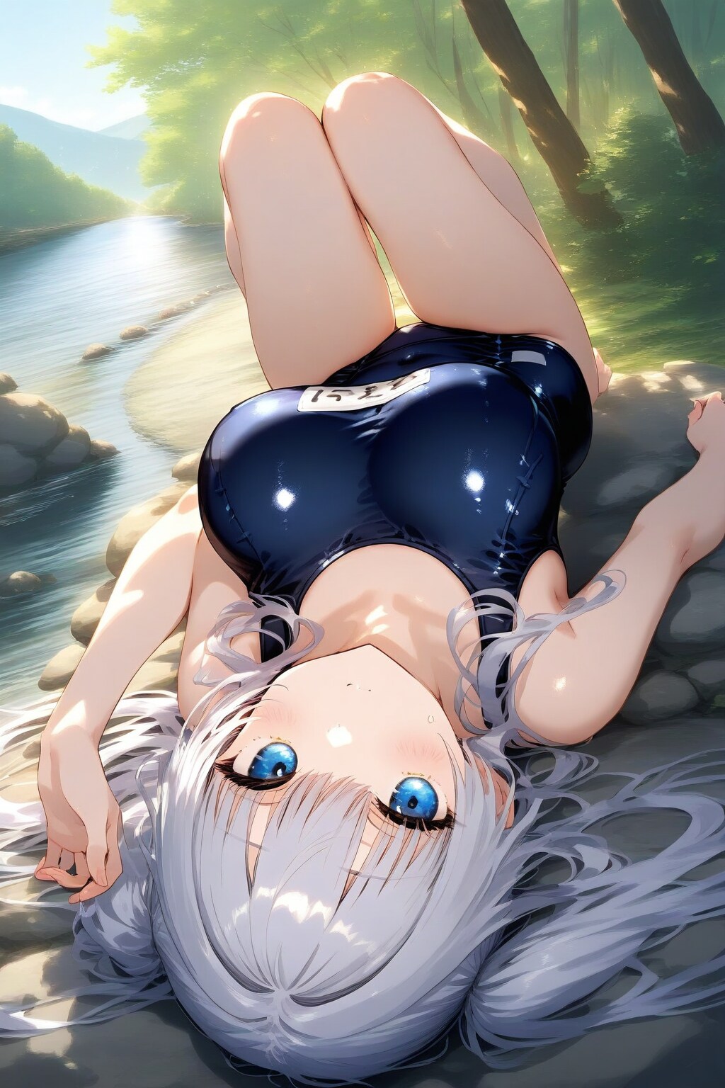川遊び