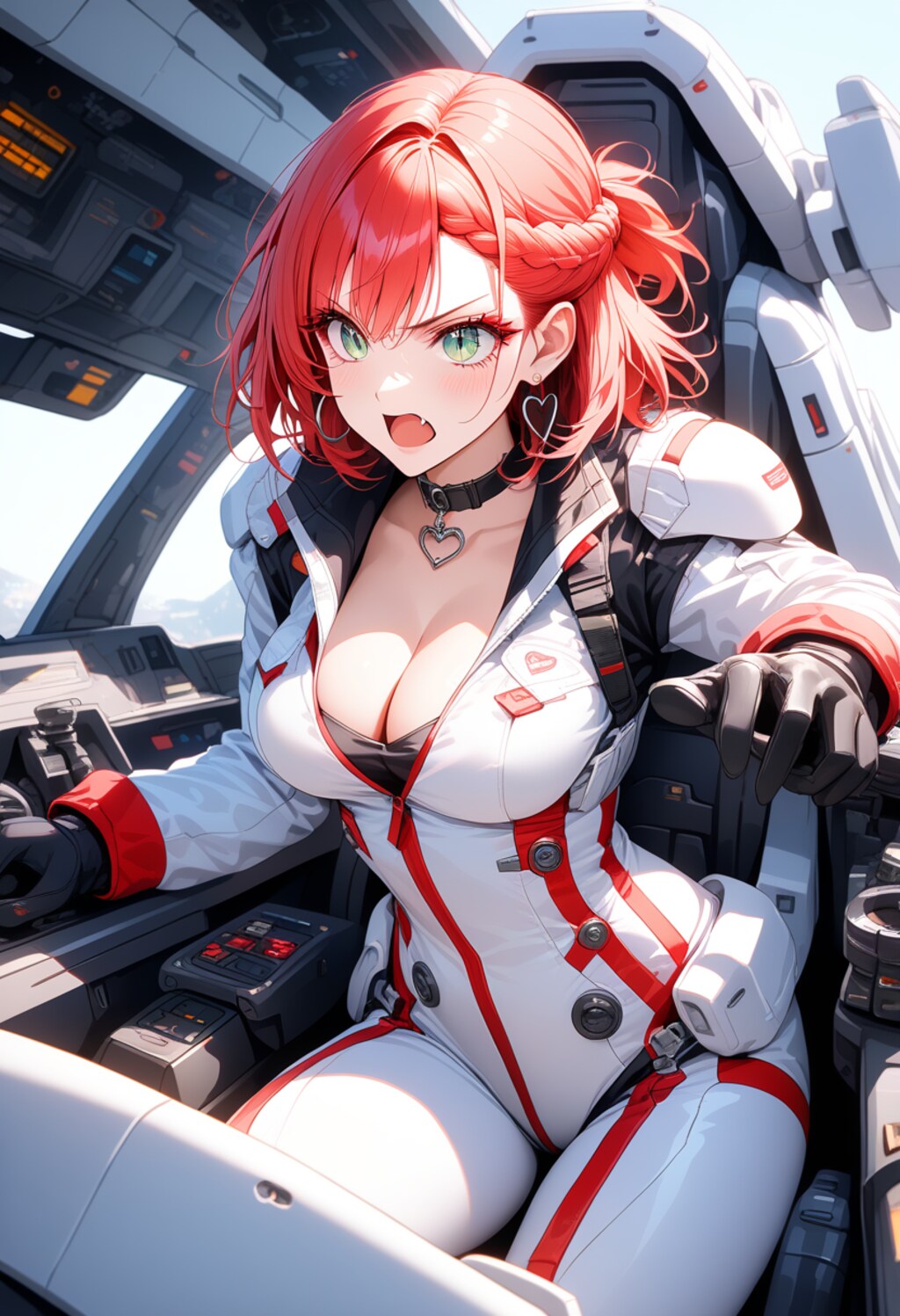 コックピットのDaysAI美女達