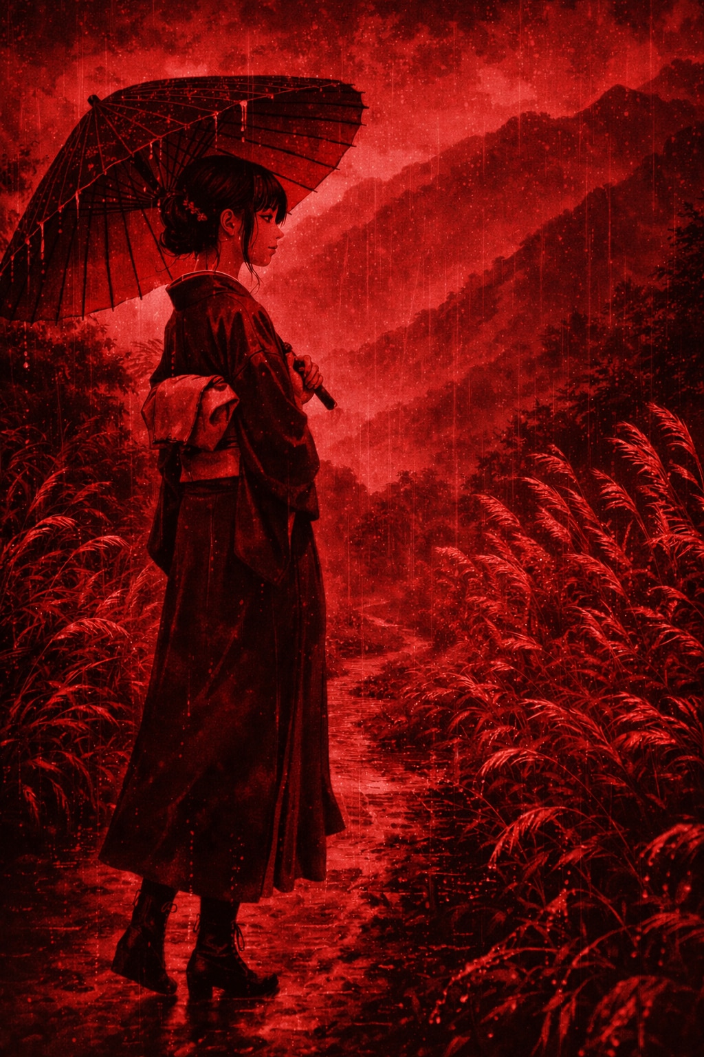 ただ雨に | の人気AIイラスト・グラビア