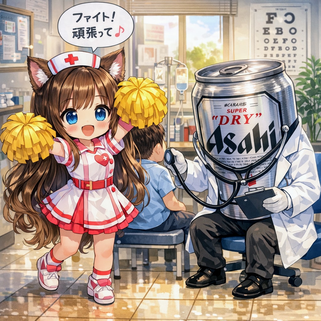 チアナースな小さな女の子