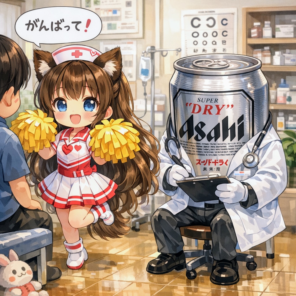 チアナースな小さな女の子