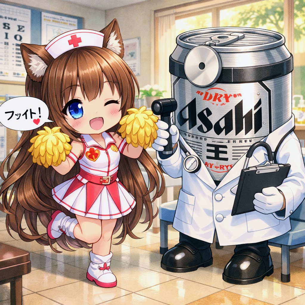 チアナースな小さな女の子