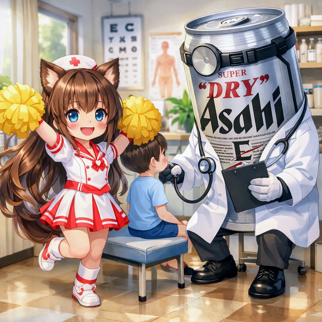 チアナースな小さな女の子