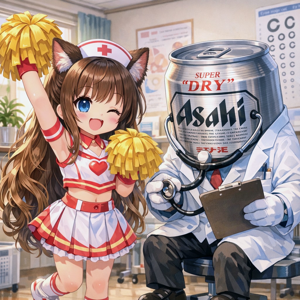 チアナースな小さな女の子