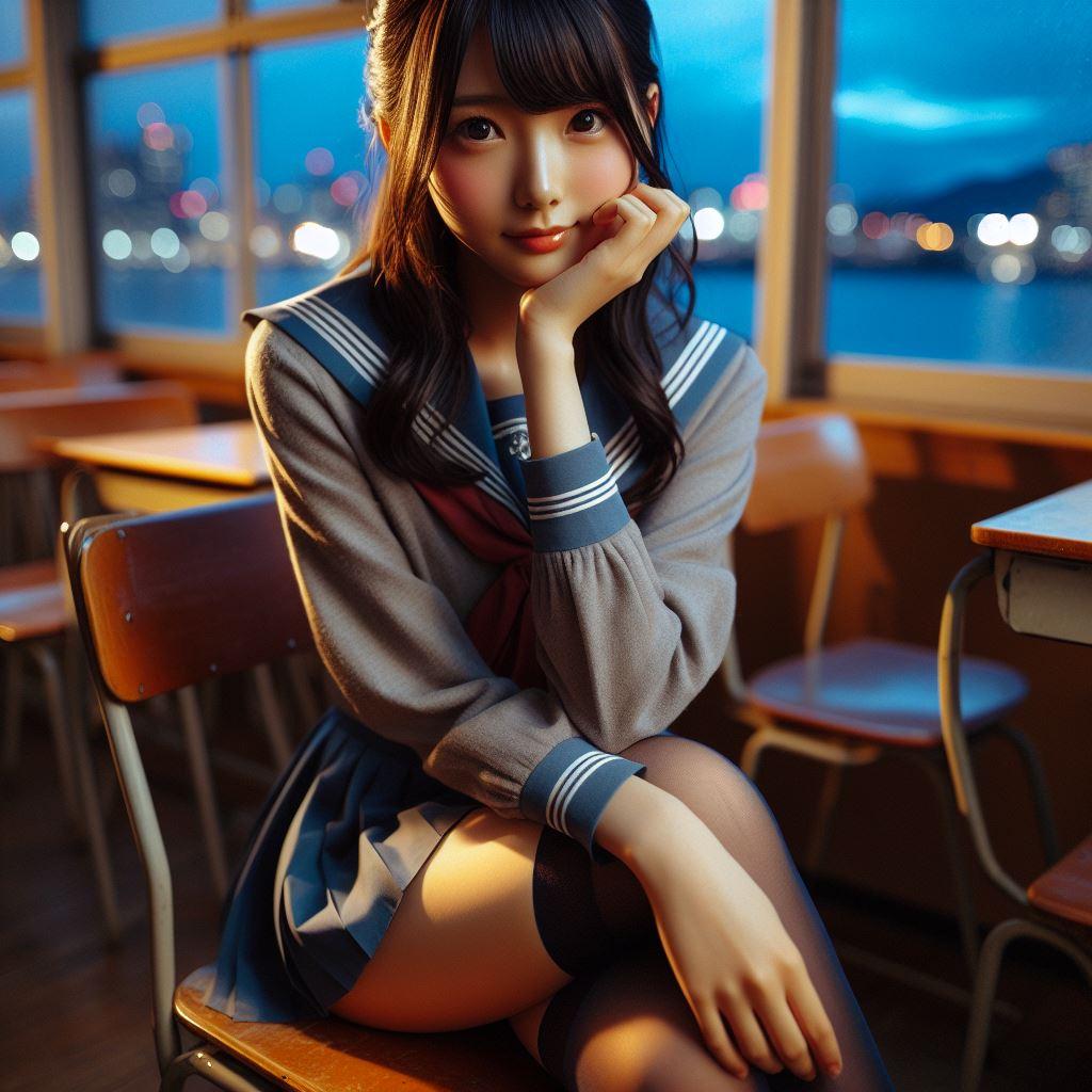 ファンサ制服美 | の人気AIイラスト・グラビア